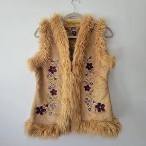 Vintage Y2K Limited Too Faux Fur Vest